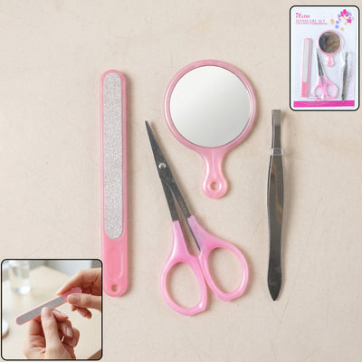 4 In 1 Manicure  Pedicure Grooming Kit