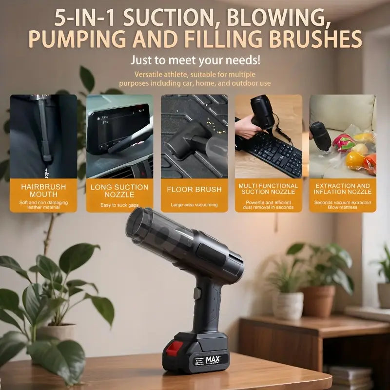 Multifunction 240v Wireless Handheld Vacuum Cleaner (Onam Sale Price - Prepaid Only)