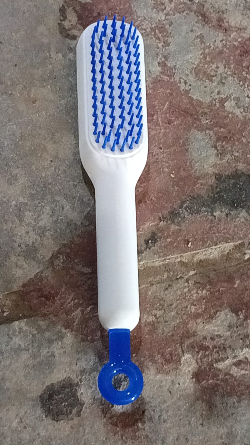 Self-Cleaning Hairbrush – Anti-Static, Detangling, Rotating Massage Comb, Hair
