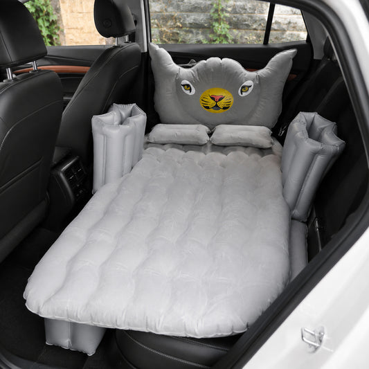 Car Air Mattress Bed Set  Inflatable Travel Bed With Pillow Cushions  Air Pump