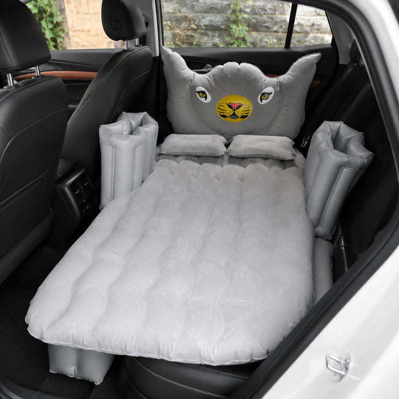 Car Air Mattress Bed Set  Inflatable Travel Bed With Pillow Cushions  Air Pump