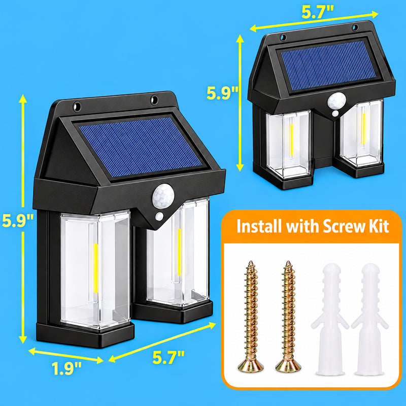 Solar Wall Lamp 1200 mAh
