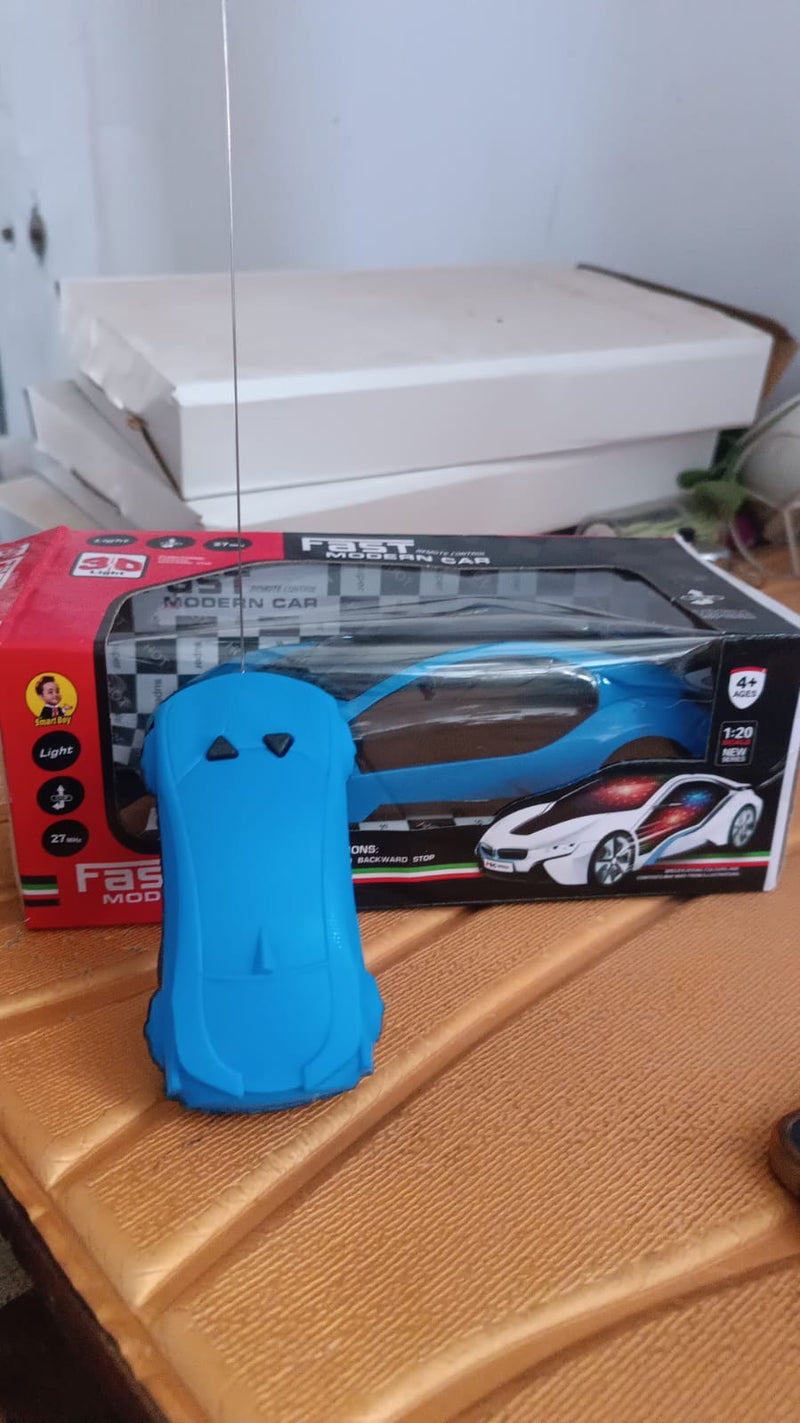 Remote Control Fast Modern Racing Car 3D Light with Go Forward And Backward