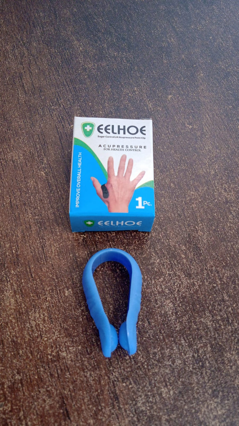 Sugar Control LI4 Acupressure Point Clip, Hand Pressure Massage (1 Pc / Mix Color)