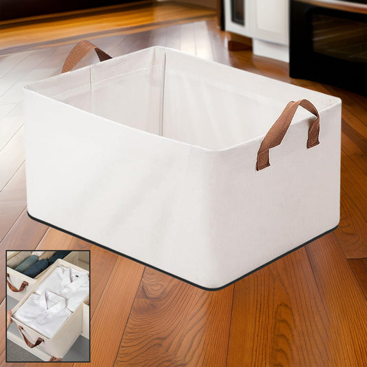 Cloth Storage Baskets / Closet Storage Bins (42x28 Cm)