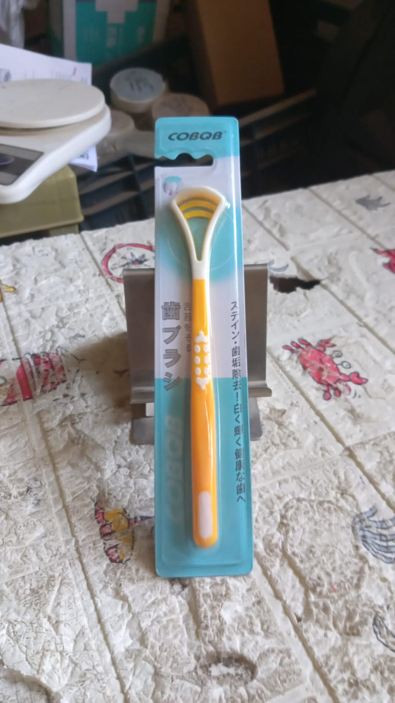 Tongue Scraper & Brush for Fresh Breath (1 Pc)