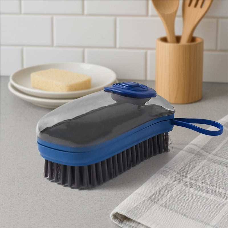 Hydraulic Liquid Detergent Dispensing Cleaning Brush