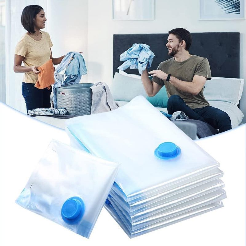 Vacuum Storage Bags With Suction Pump (5 Pcs Set)