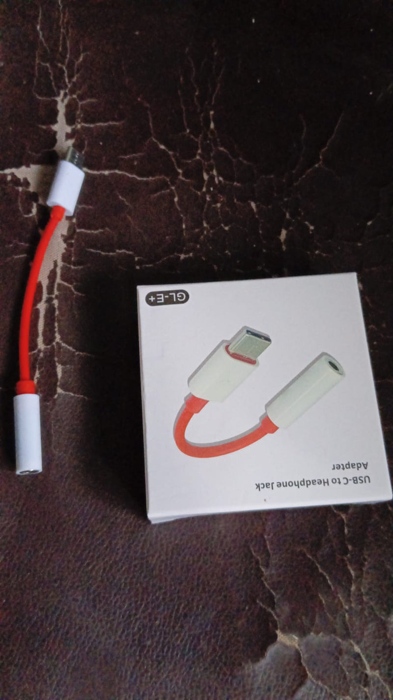 Type C to Headphone Jack Audio Connector