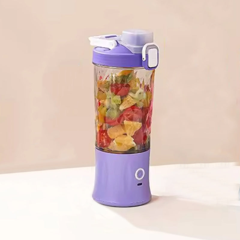 Electric Crusher Juicer With Multicolour Light, 8 Blades (600 ML)