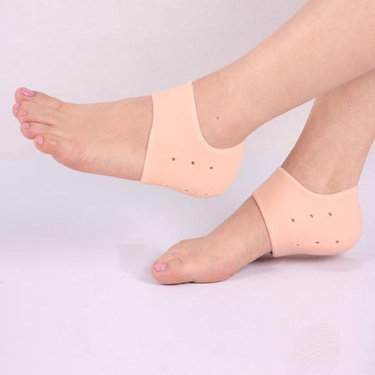 Anti Crack Silicone Half Gel Heel & Foot Protector Moisturizing Socks