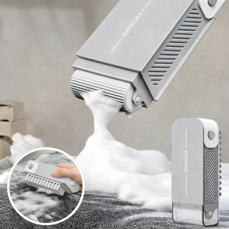 Liquid Dispensing Cleaning Brush with Built-In Soap Dispenser for Home Use (Color may vary)