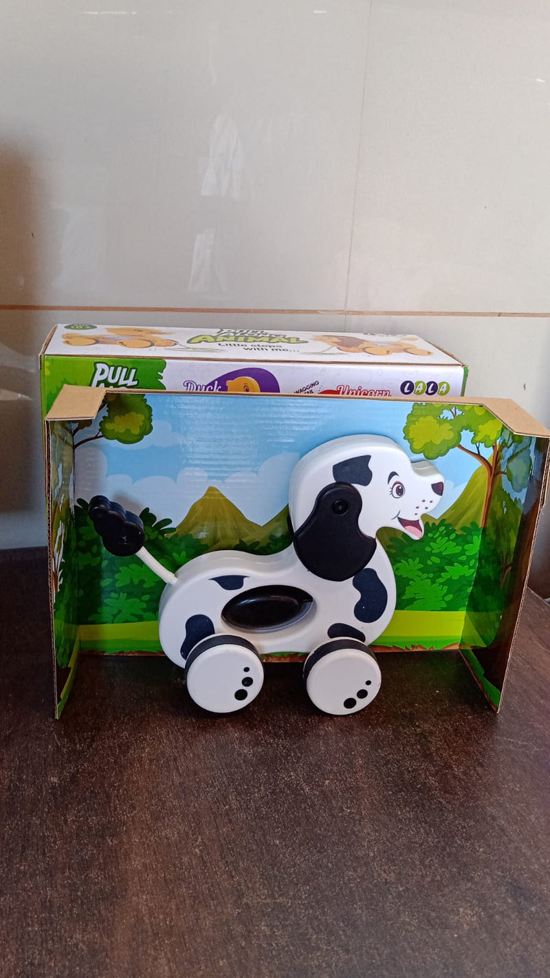 Dog Pull Along Toddler Toy with Attractive Design (1 Pc)