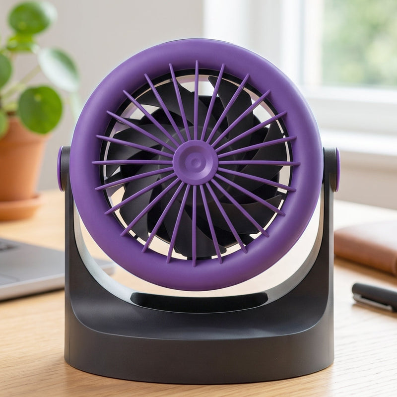 Desktop Air Circulator Table Fan With Hanging Hook Portable Desk Fan (1 Pc)