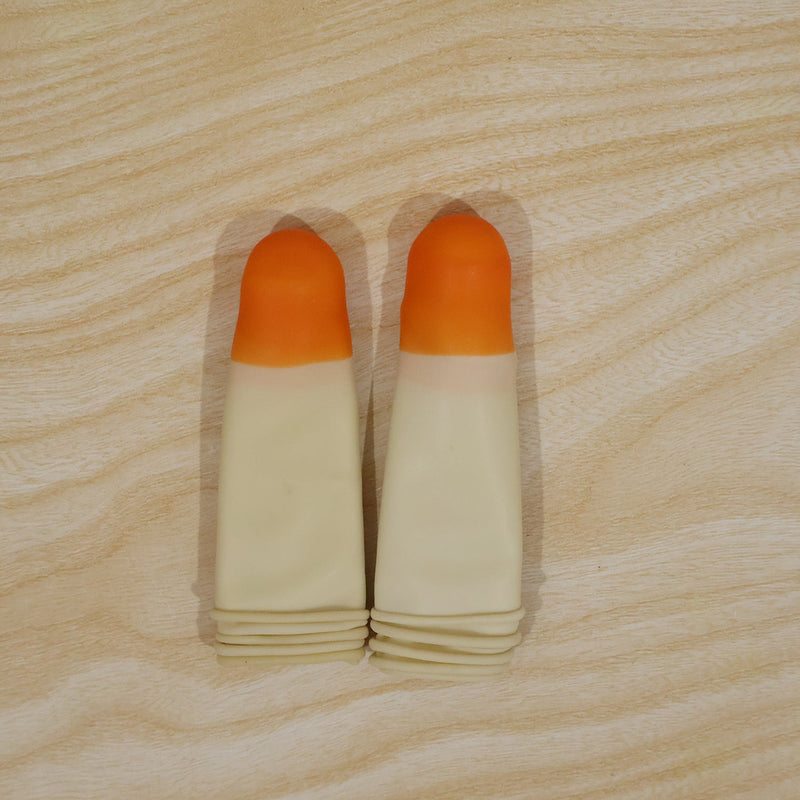 Silicone Finger Protector Caps Reusable Anti Slip Fingertip Covers (10 Pcs Set)