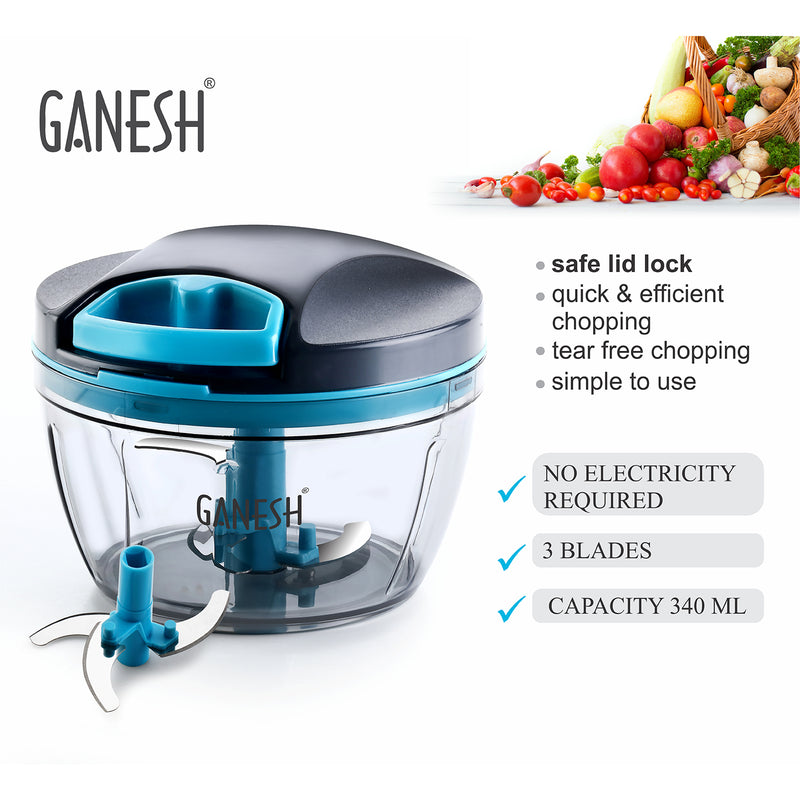 8106 Ganesh Wonder Chopper Grey (470ml)