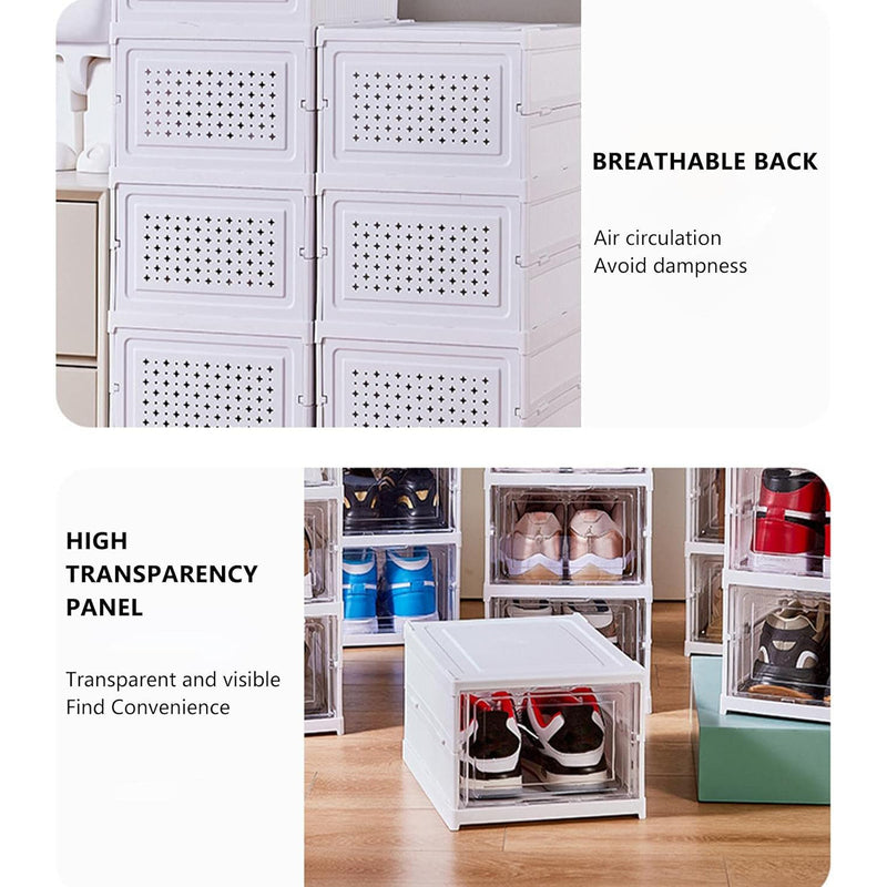 Stackable Multifunctional Storage For Clothes With Foldable Drawer (4 Layer)