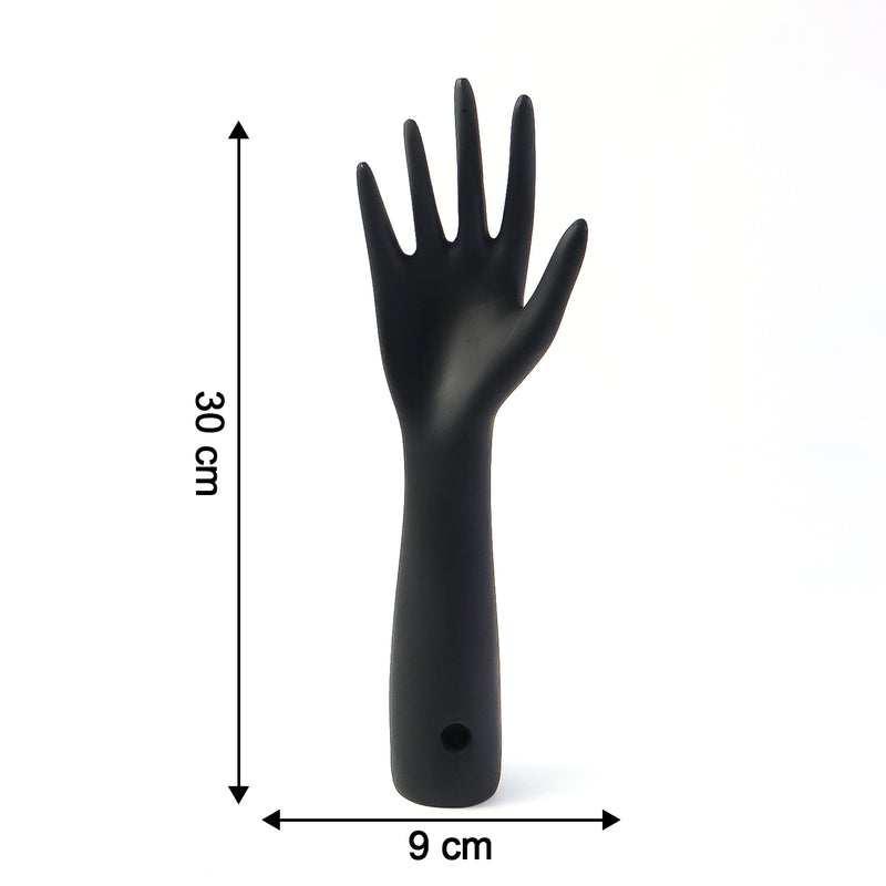 Elegant Black Hand-shaped Jewelry Display Stand (1 Pc)