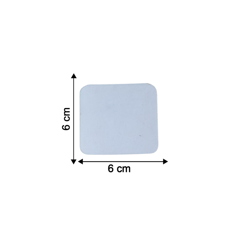 Reusable Transparent Double Sided Nano Adhesive Gel Wall Sticker Pad Grip (1 Pc)