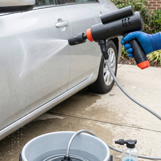 Portable High Pressure Cordless Car Washer  Effortless Cleaning