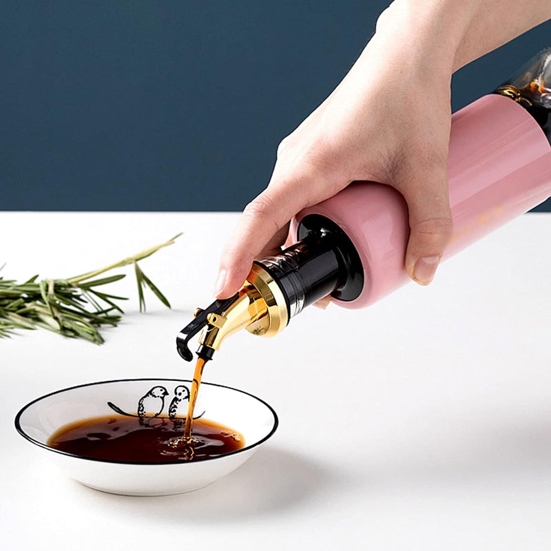 Oil Dispenser Bottle Leakproof, Glass Container (300 ml)
