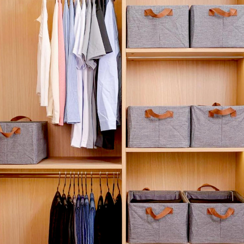 Foldable Storage Box With Lid & Handles