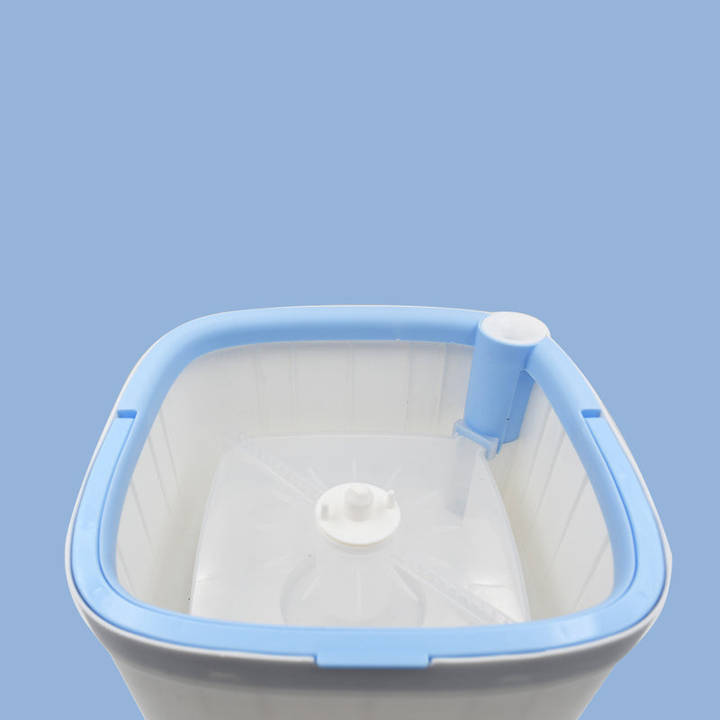 Round Shape Mop With 1 Pad Extra For All Types Of Flooring, Separates Dirty & Clean Water