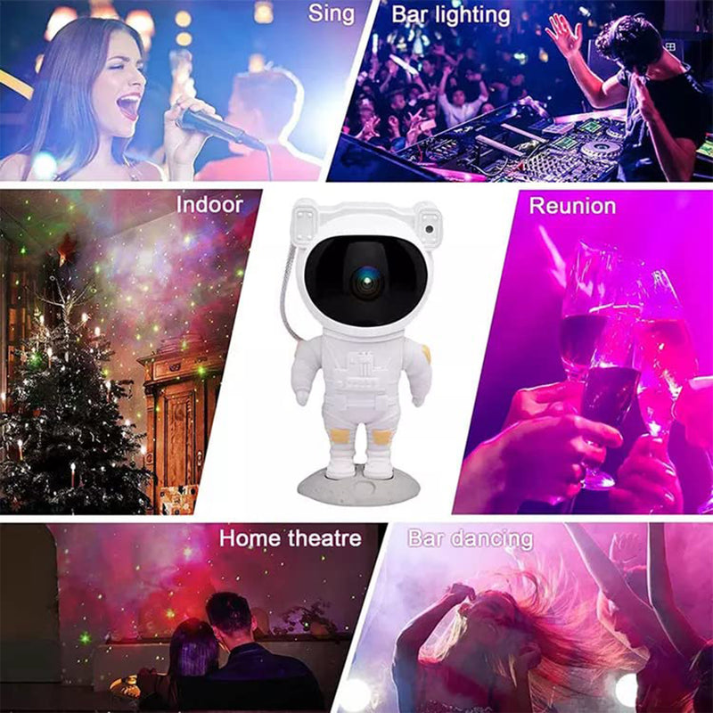 Robot Sky Space Stars Light / Astronaut Galaxy Projector Night Lamp