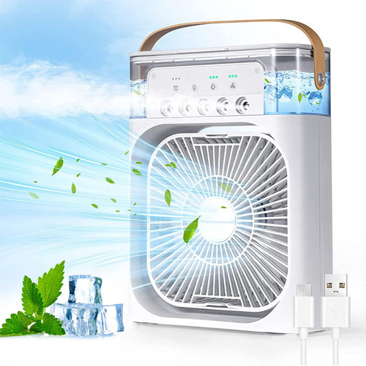 Portable Air Conditioner Fan 7 Colour Changing Light
