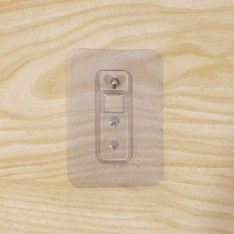 Adhesive Plastic Wall Hook Self Stick Hanger Strong Hold Storage (1 Pc)