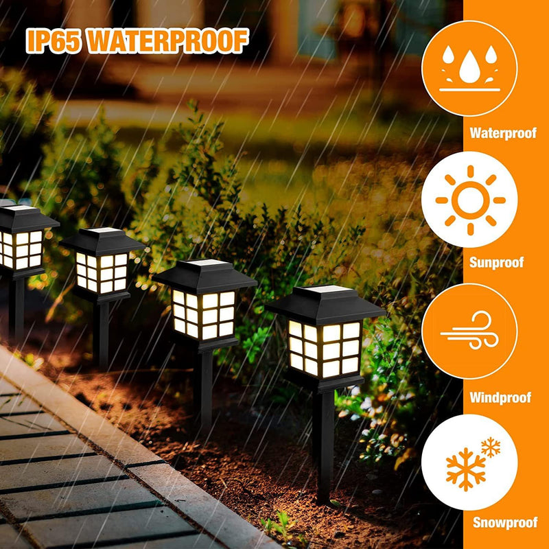 Solar Garden Lights / Outdoor Solar Landscape Lights Waterproof (Pack Of 2)