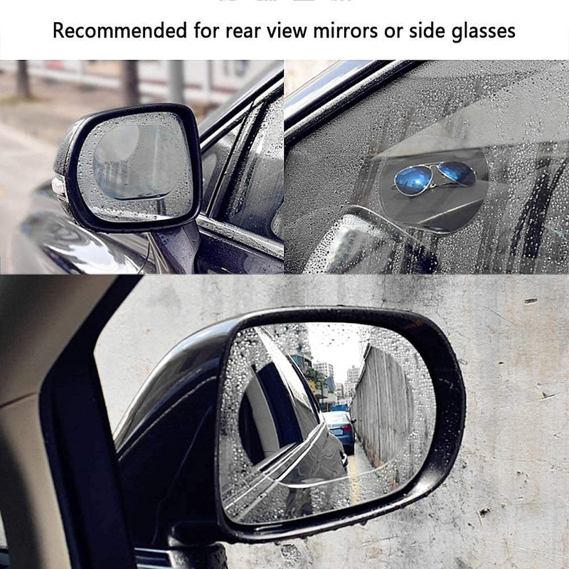 Anti Fog & Anti Scratch Rear view Mirror Sticker Film, Waterproof