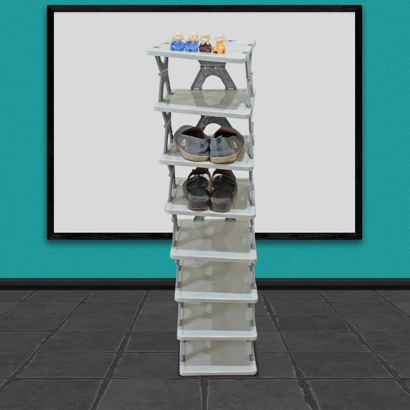 Smart Shoe Rack / Shoes Stand Foldable & Collapsible (8 Layer)