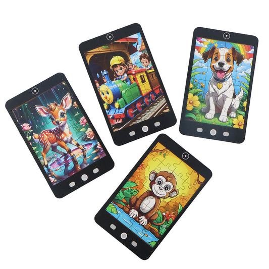 Kids Mini Cartoon Jigsaw Puzzle  1 Pc Mix Design