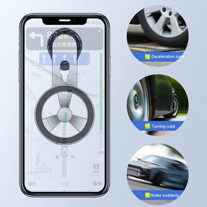 360 Degree Rotatable Foldable Air Vent Magnetic Phone Holder (1 Pc)