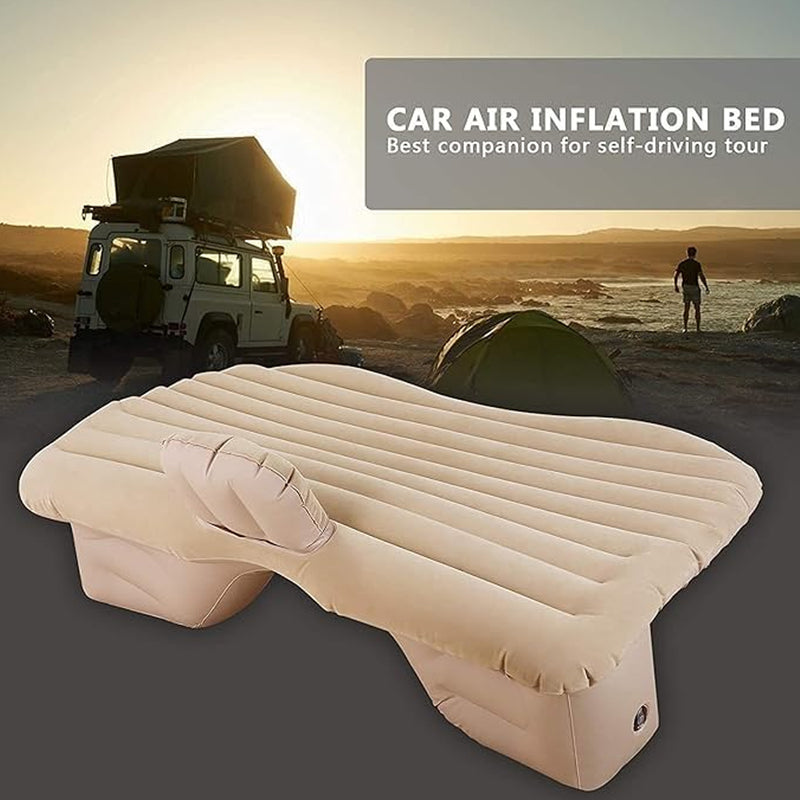 Portable Inflatable Air Mattress Bed with Pillows For Car, Camping & Outdoor