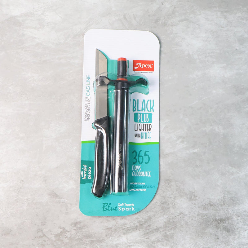 Premium Kitchen Knife with Gas Lighter Combo Set – 2
