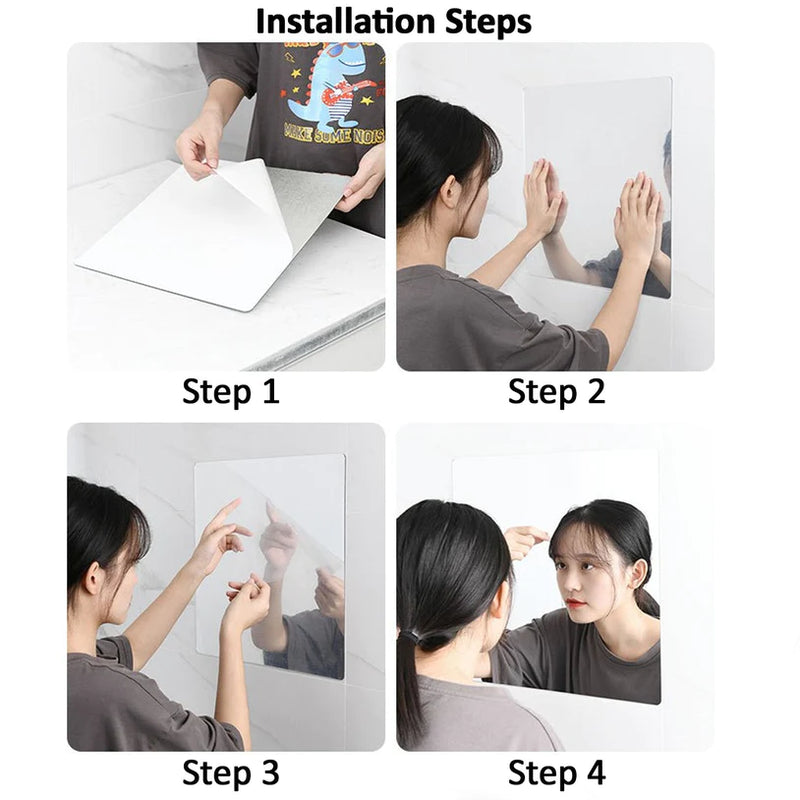 Frameless Mirror Wall Sticker For Dressing