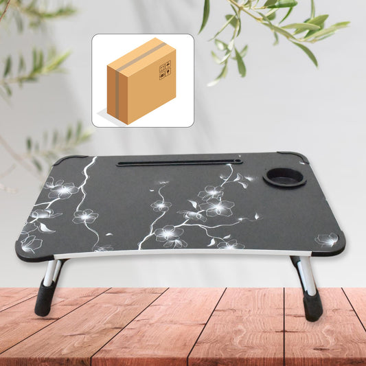 Laptop Table Foldable/Portable With Coffee Cup Slot