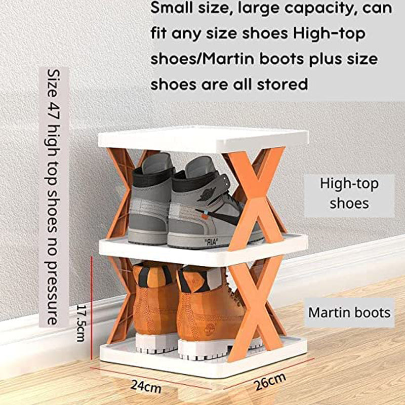 6 Layer Foldable, Space Saving Shoe Organizer