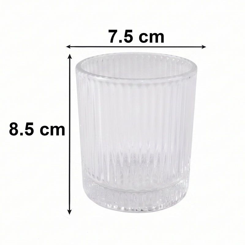 Premium Crystal Glass Tumbler (6 Pc Set 250 Ml Each)
