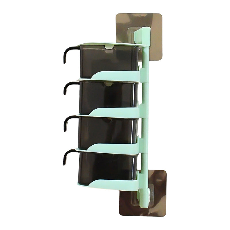 Rotating Spice Jars, Vertical & Rotatable, 5 Tier With 5 Spoon (1 Set)