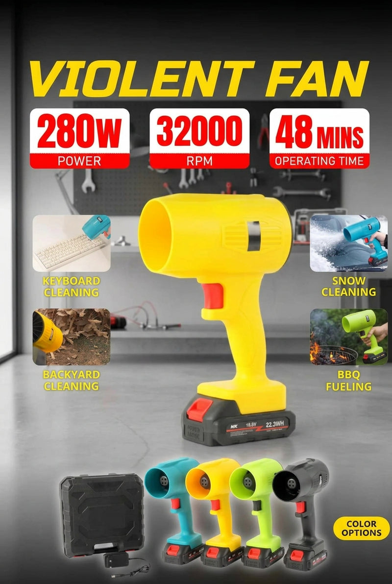 Rechargeable Violent Fan / Cordless Air Blower