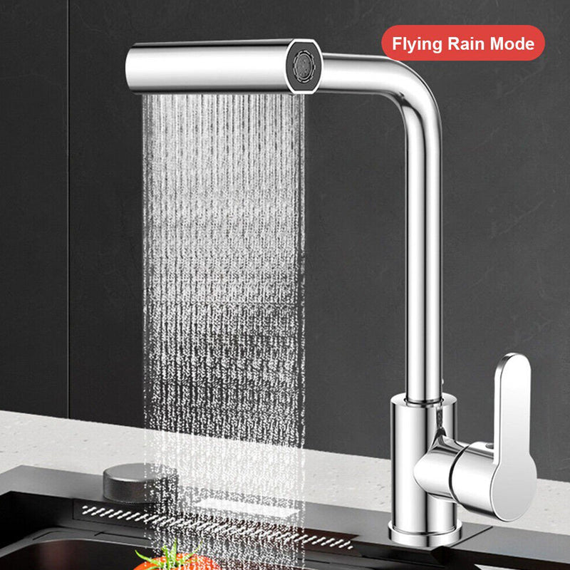 Multifunction Shower Waterfall Kitchen Faucet With 360 Degree Rotation (4 In 1)