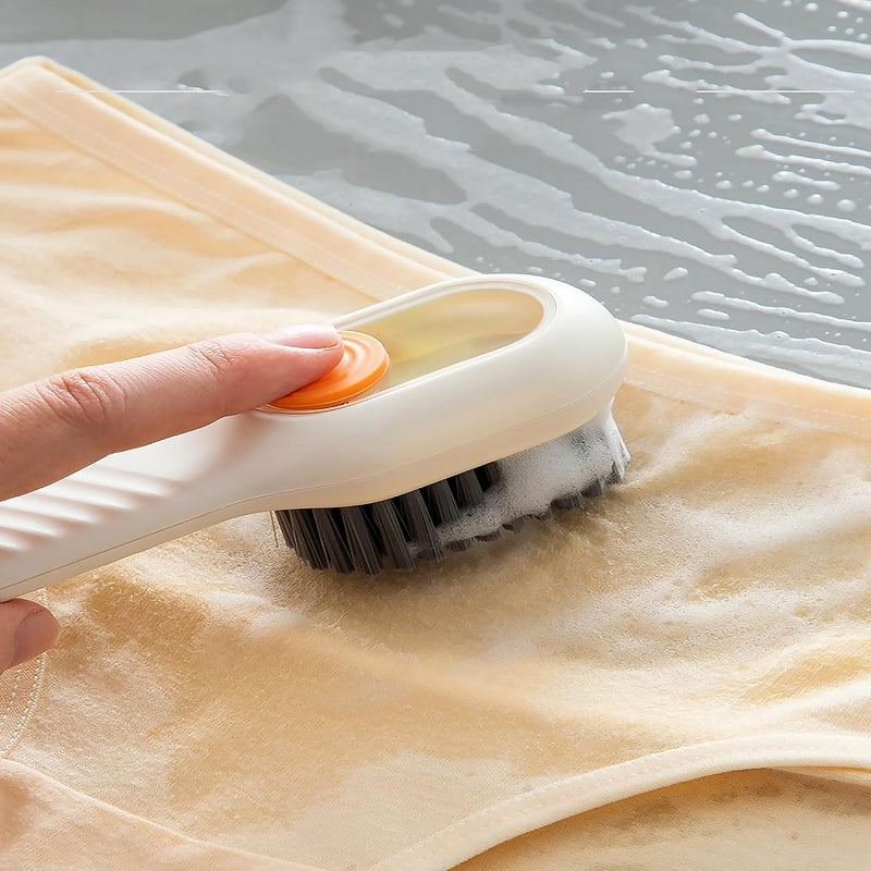Multifunctional Scrubbing Brush With Liquid Soap Dispenser (1 Pc)