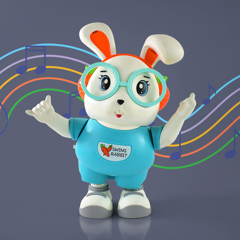 Swing Rabbit Musical Dancing Toy  Interactive Bunny With Lights & Sounds