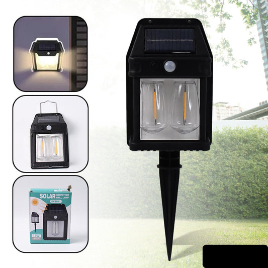 18w Solar Wall Double Lights  Lamp With 2 Modes Motion Sensor