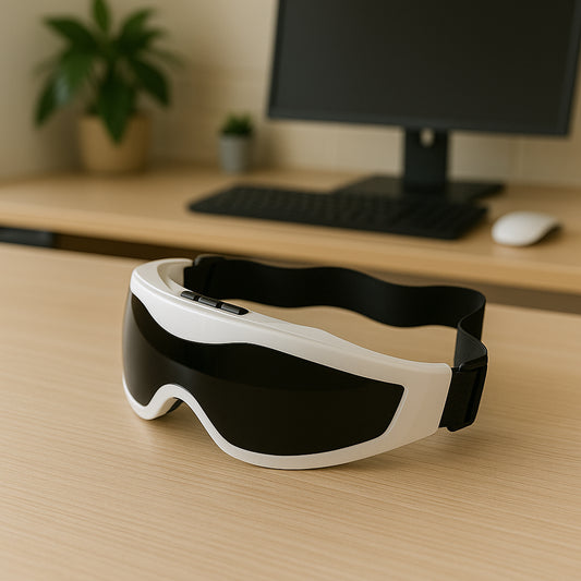 Electric Eye Massager With Heat Vibration Air Pressure