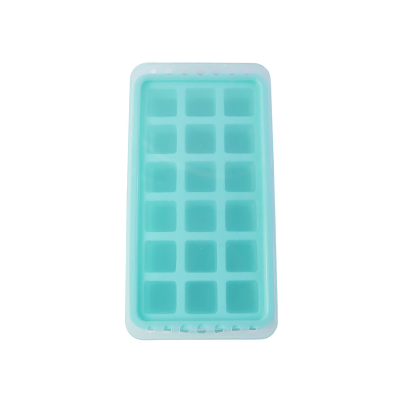 Premium 18grid Pop Up Ice Tray With Lid (1 Pc)
