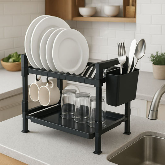 Sleek & Slender Kitchen Rack – Modern Space-Saving Dish Drainer